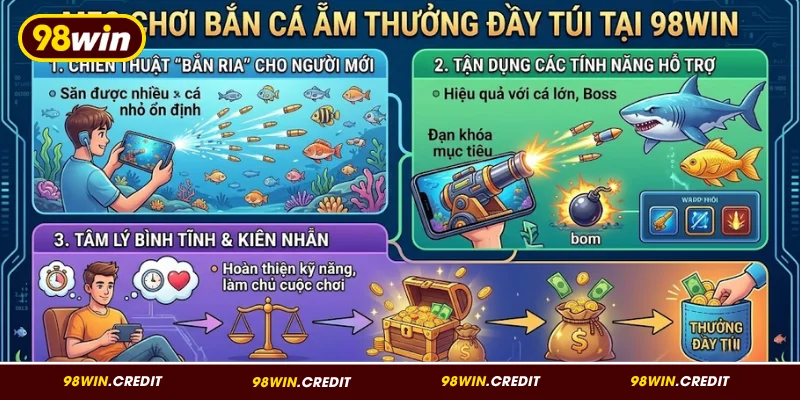 Bí quyết bắn cá trúng thưởng tại 98Win