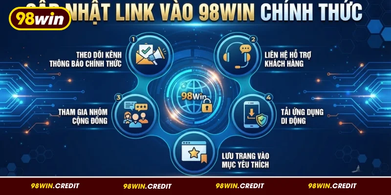 Cách tìm link vào 98Win chính thức chính xác