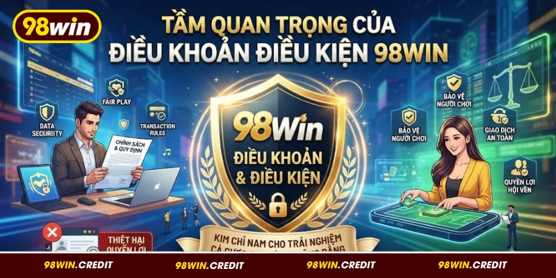 Điều khoản điều kiện 98Win đóng vai trò quan trọng