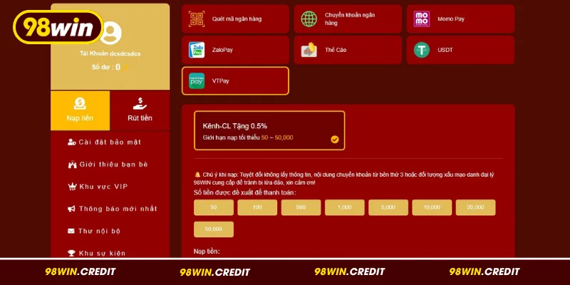 Giao dịch qua VTPAY nhanh, hiệu quả