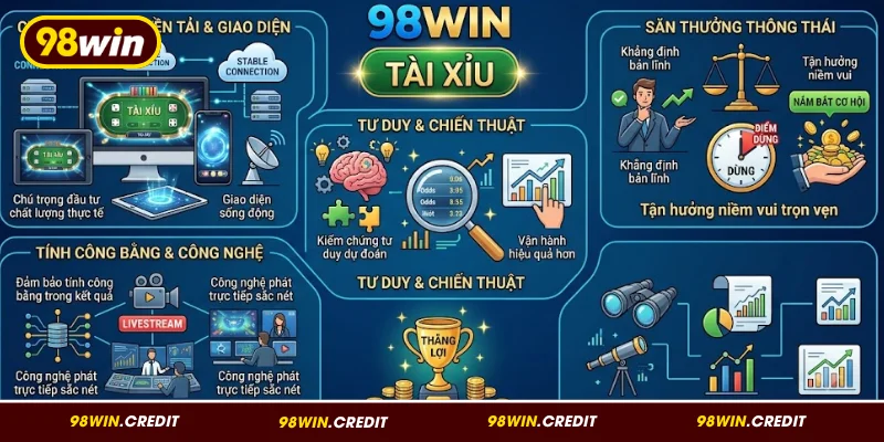 Giới thiệu game Tài Xỉu 98Win