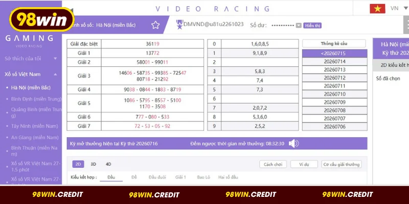 Hiêu rõ về Xổ số 98Win