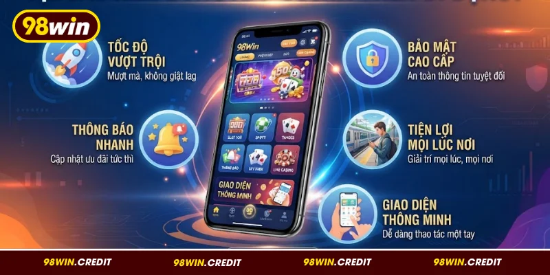 Lợi ích nổi bật khi cài đặt 98Win trên điện thoại