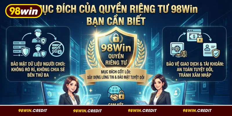 Mục đích của quyền riêng tư 98Win bạn cần biết