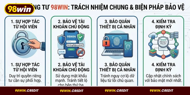 Quyền riêng tư 98Win cùng một số biện pháp